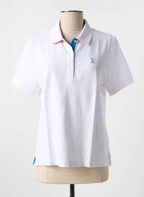 Polo blanc VICOMTEA pour femme
