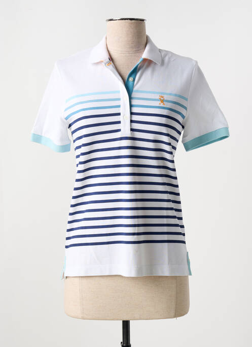 Polo blanc VICOMTEA pour femme