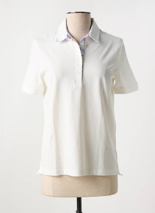 Polo blanc VICOMTEA pour femme