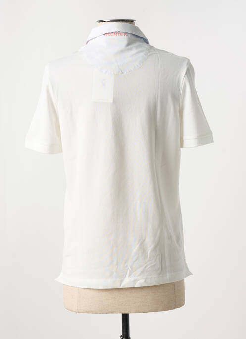 Polo blanc VICOMTEA pour femme