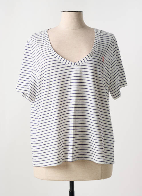 T-shirt bleu VICOMTEA pour femme