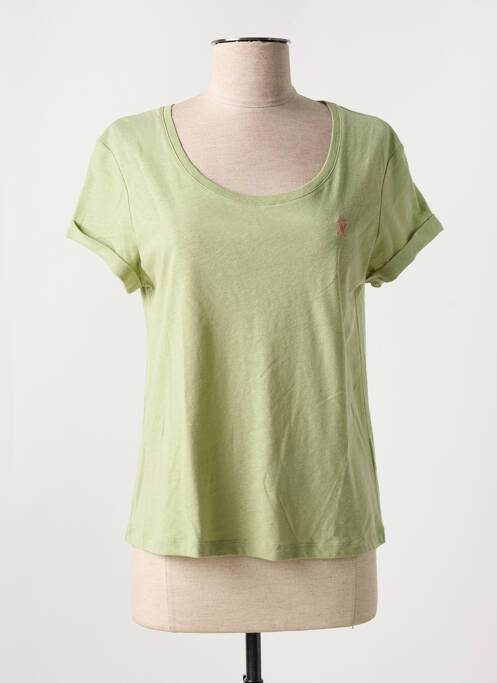 T-shirt vert VICOMTEA pour femme