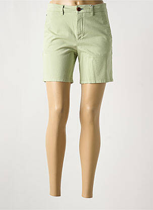 Bermuda coupe droite beige VICOMTEA femme