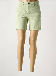 Bermuda coupe droite beige VICOMTEA femme