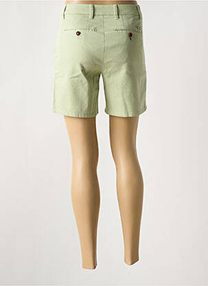 Bermuda coupe droite beige VICOMTEA femme