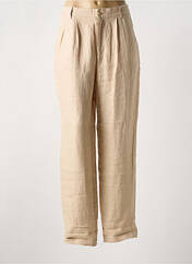Pantalon chino beige VICOMTEA pour femme seconde vue