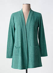 Gilet manches longues vert VANIA pour femme seconde vue