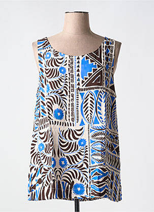 Top bleu VANIA pour femme