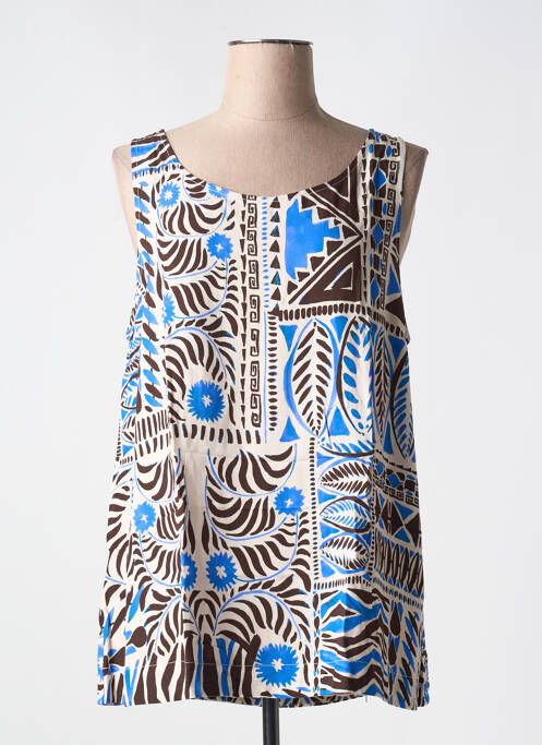 Top bleu VANIA pour femme