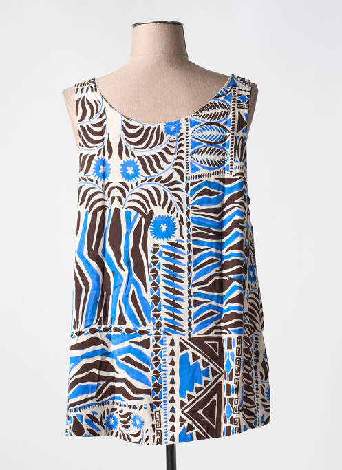 Top bleu VANIA pour femme