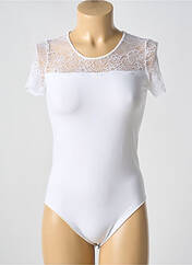 Body lingerie blanc CLOVIS & CLOTHILDE pour femme seconde vue