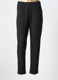 Pantalon droit stretch taille normale noir VANIA femme