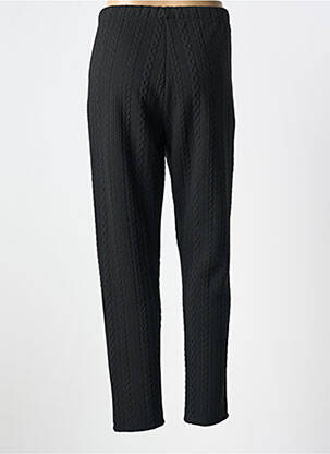 Pantalon droit stretch taille normale noir VANIA femme