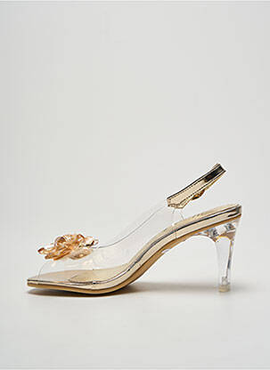 Sandales/nu pieds talon aiguille talon de 7 à 9cm or MISSTYL femme