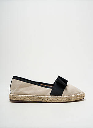 Espadrilles bout rond talon plat jusqu'à 3cm noir ESCADRILLE femme