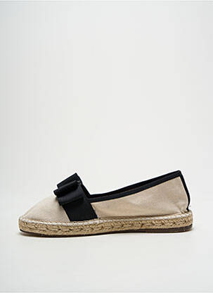 Espadrilles bout rond talon plat jusqu'à 3cm noir ESCADRILLE femme