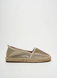 Espadrilles bout rond talon plat jusqu'à 3cm or ESCADRILLE femme