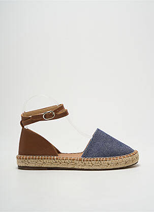 Espadrilles bout rond talon plat jusqu'à 3cm marron ESCADRILLE femme