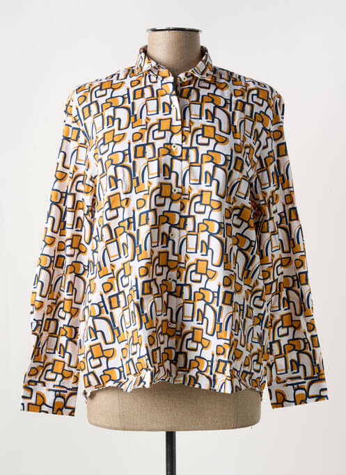 Chemisier blanc LA CIBLE ROUGE pour femme