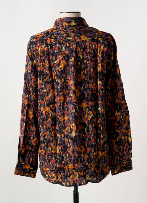 Chemisier imprimé fantaisie manches longues noir LA CIBLE ROUGE femme