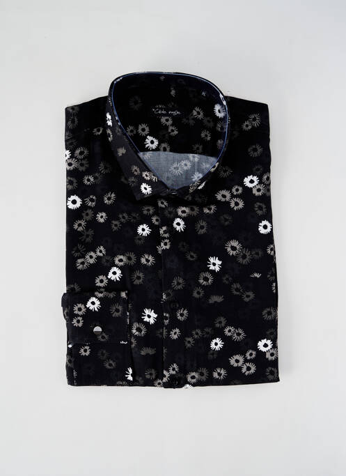 Chemise manches longues noir LA CIBLE ROUGE pour homme