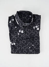 Chemise manches longues imprimé fantaisie noir LA CIBLE ROUGE homme