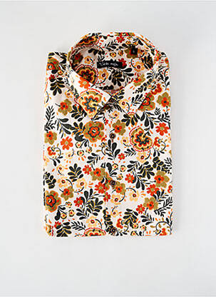 Chemise manches longues beige LA CIBLE ROUGE pour homme