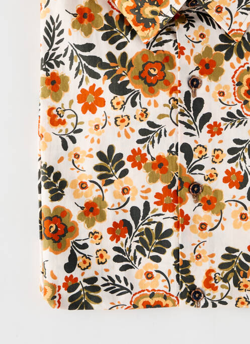 Chemise manches longues beige LA CIBLE ROUGE pour homme