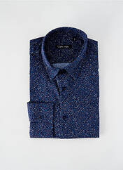 Chemise manches longues bleu LA CIBLE ROUGE pour homme seconde vue