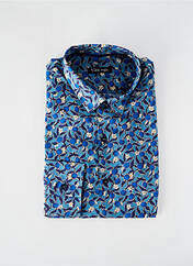 Chemise manches longues bleu LA CIBLE ROUGE pour homme seconde vue