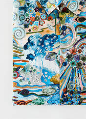 Chemise manches longues bleu LA CIBLE ROUGE pour homme seconde vue