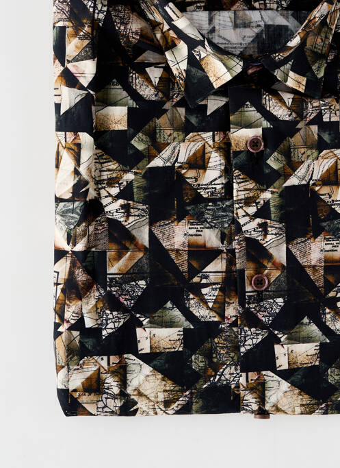 Chemise manches longues noir LA CIBLE ROUGE pour homme