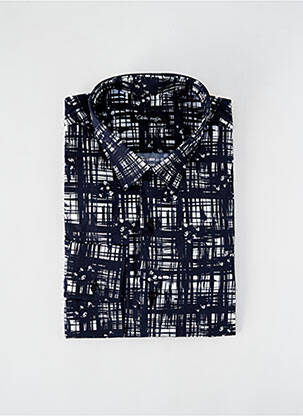Chemise manches longues imprimé fantaisie noir LA CIBLE ROUGE homme