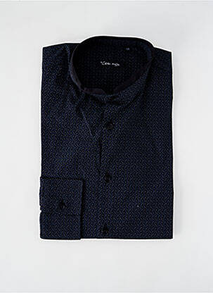 Chemise manches longues imprimé fantaisie noir LA CIBLE ROUGE homme