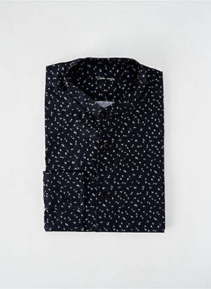 Chemise manches longues imprimé fantaisie noir LA CIBLE ROUGE homme