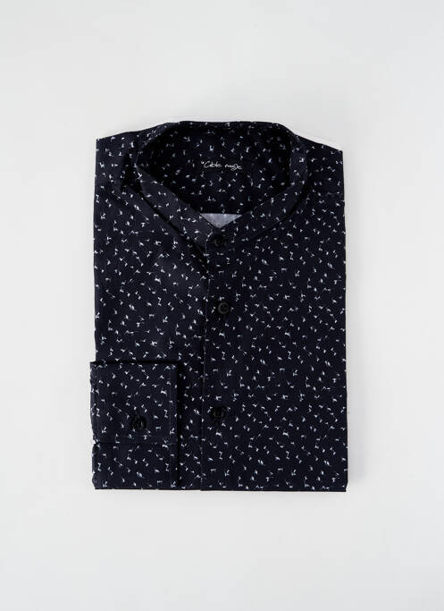 Chemise manches longues noir LA CIBLE ROUGE pour homme