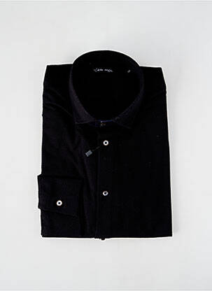 Chemise manches longues imprimé fantaisie noir LA CIBLE ROUGE homme