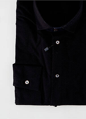 Chemise manches longues imprimé fantaisie noir LA CIBLE ROUGE homme