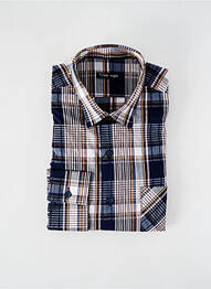 Chemise manches longues coupe droite bleu LA CIBLE ROUGE homme