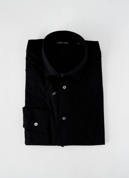 Chemise manches longues noir LA CIBLE ROUGE pour homme