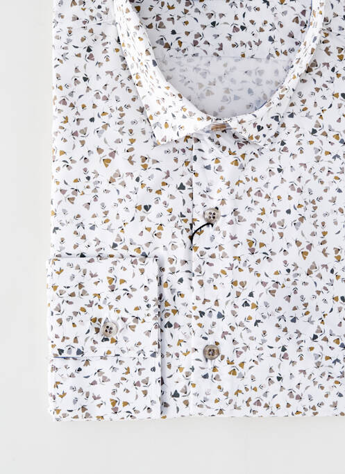 Chemise manches longues blanc LA CIBLE ROUGE pour homme