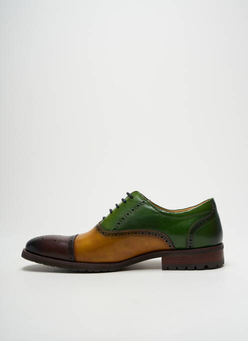 Derbies vert LORENZO CONTI pour homme