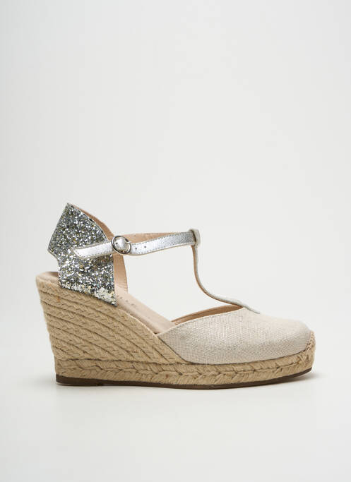Espadrilles argent ESCADRILLE pour femme