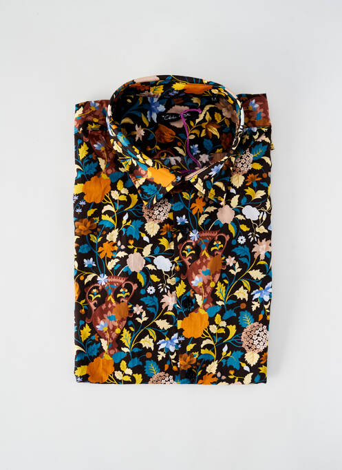 Chemise manches longues marron LA CIBLE ROUGE pour homme