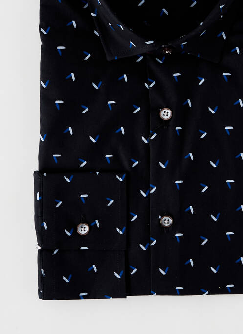 Chemise manches longues noir LA CIBLE ROUGE pour homme