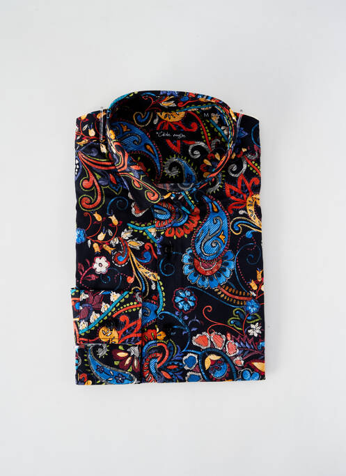 Chemise manches longues noir LA CIBLE ROUGE pour homme