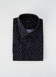 Chemise manches longues imprimé fantaisie noir LA CIBLE ROUGE homme