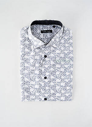 Chemise manches longues imprimé fantaisie blanc LA CIBLE ROUGE homme