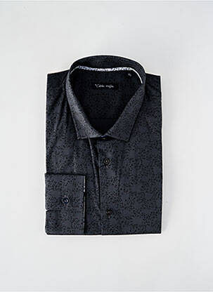Chemise manches longues imprimé fantaisie gris LA CIBLE ROUGE homme