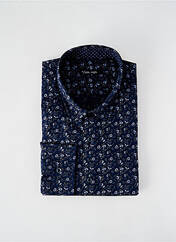 Chemise manches longues bleu LA CIBLE ROUGE pour homme seconde vue